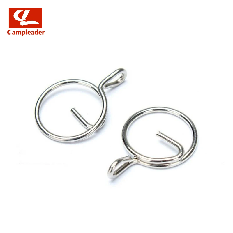 

4pcs Spring Stainless Steel Quick Release Key Ring Chain Hanging Button Protecting Fingernails EDC Outdoor Hanging Button CL157