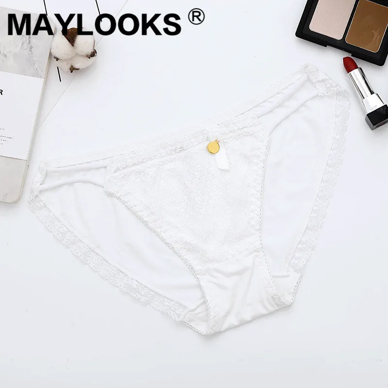 Maylooks женские прозрачные сексуальные нижнее белье кружевные треугольные с низкой