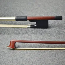 Master Sterling Silver Mounted Pernambuco Violin Bow! Sweet Warm Tone and Great BALANCE, Top Level Natural Mongolia Horse Hair