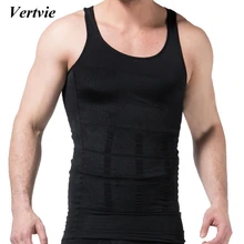 Vertvie Для мужчин работает жилет Body Shaper рубашка талии Cincher корсет Для мужчин Shaper тело тельняшки Подтяжка живота, талии Тонкий Пот корректирующее белье