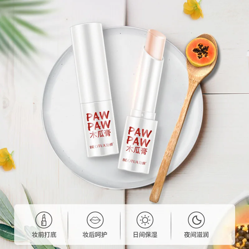 spesifikasi Alami Pepaya Moisturizing Lip Balm Tidak Berwarna Hidrasi Memperbaiki Perbaikan Keriput Bergizi Musim Dingin Lip Care Online Alami Pepaya Moisturizing Lip Balm Tidak Berwarna Hidrasi Memperbaiki Perbaikan Keriput Bergizi Musim Dingin Lip Care