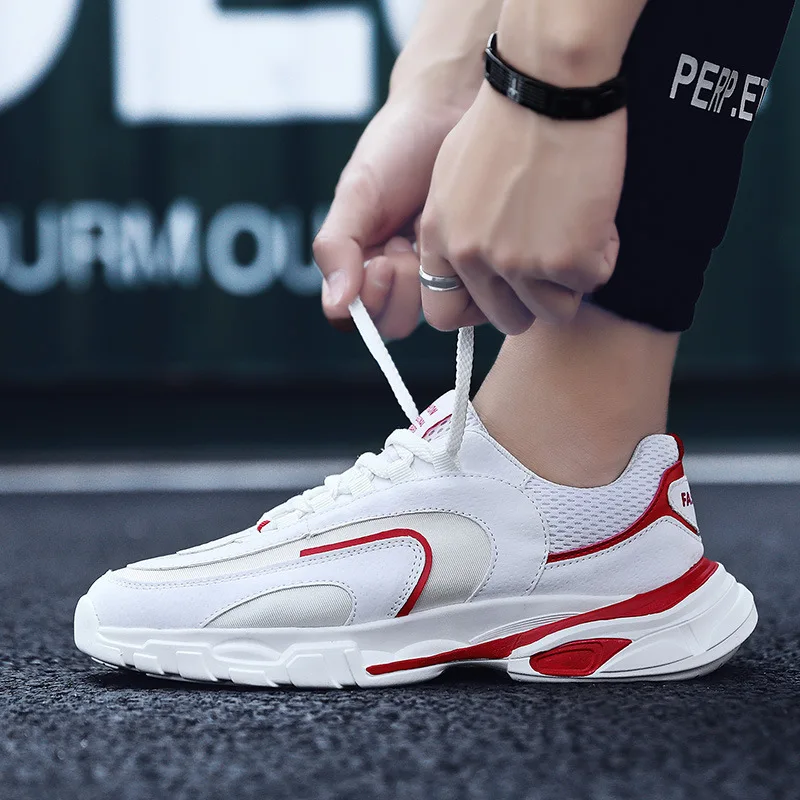 2019 Season Male Shoe Ventilation Comfortable Casual Platform Shoes Men Man Sneakers Run Shoes Tide Zapatos De Hombre Loafers