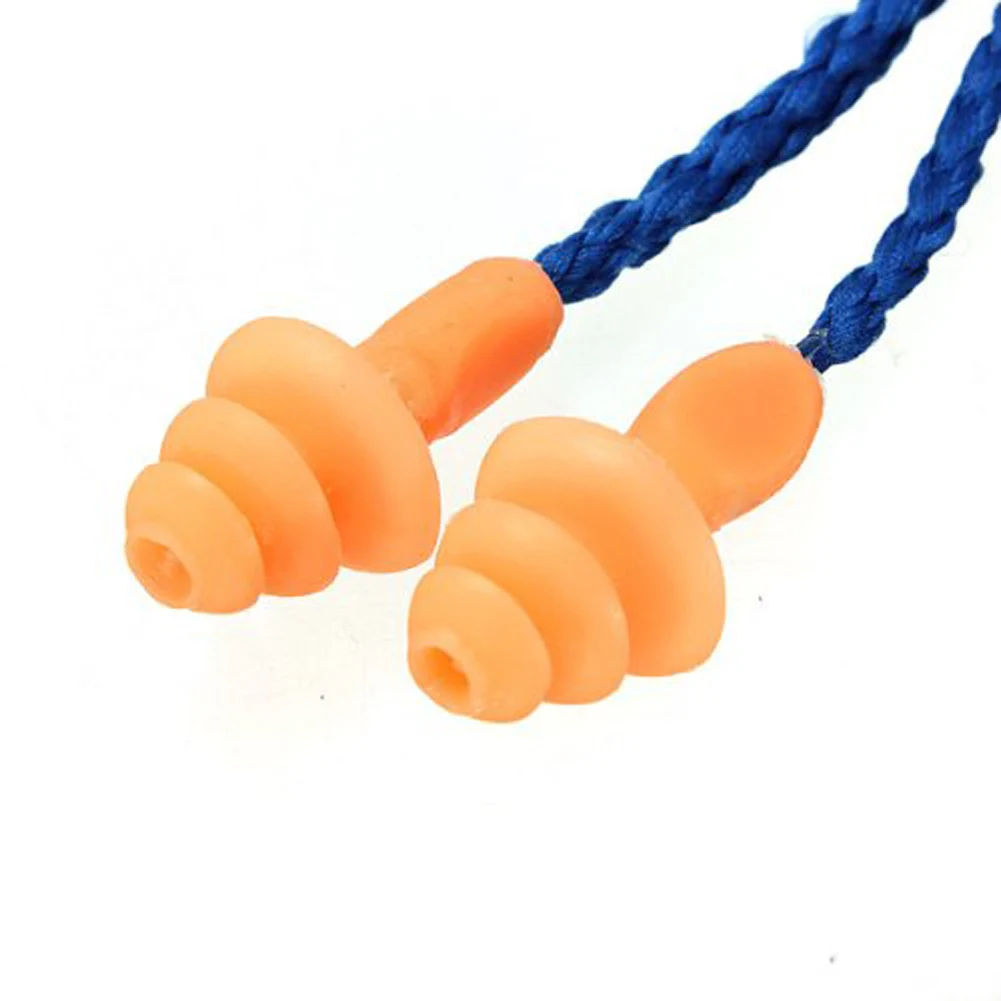 

5PCS Authentic Soft Silicone Corded Ear Plugs Noise Reduction Christmas Tree Earplugs Protective Earmuffs OD889