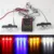 2 х 3 led автомобиль-Стайлинг скорой помощи полиции light тележки автомобиля аварийный индикатор мигает пожарные Огни DC 12 В автоматический строб Предупреждение дневной свет