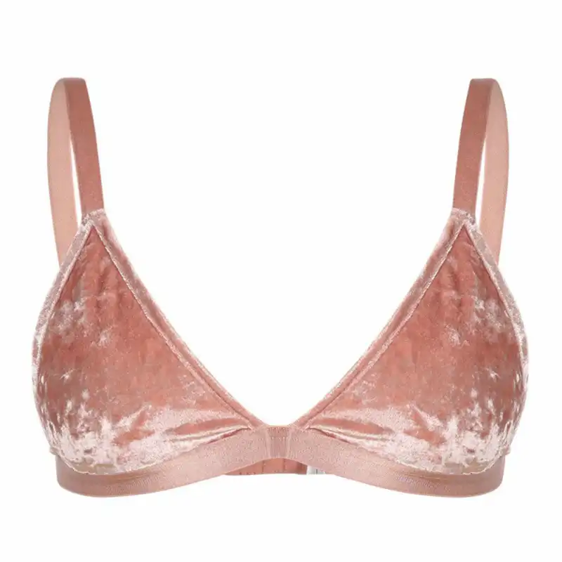 velvet bralette top