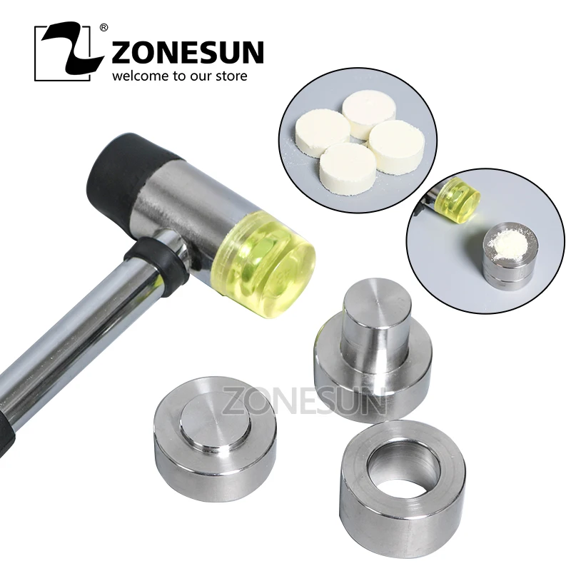 

ZONESUN Manual customized candy Stamp precision punch die mold tablet press tool punch die without sugar milk tablet machine