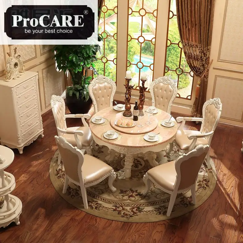 Classic Royal Solid Wood Hand Carved tables Dining room furniture dinning tables