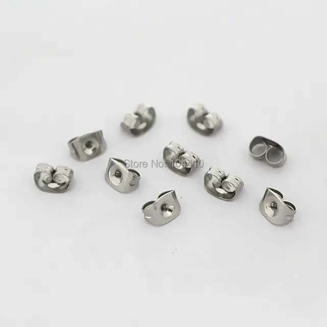 4 5mm Stainless Steel Earrings Backs Erfly Ear Nut Back 4 5mm Stainless Steel Earrings Backs Erfly Ear Nut Back Safety Stopper Findings 200