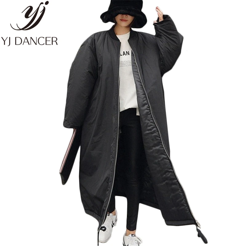 X-Long Winter Warm Down Cotton jacket 2018 Fashion Woman Thicken Parkas Oversize coat Female jacket Outwear Windproof Coat L280