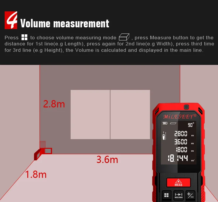 Mileseey S7 Laser rangefinder (23)
