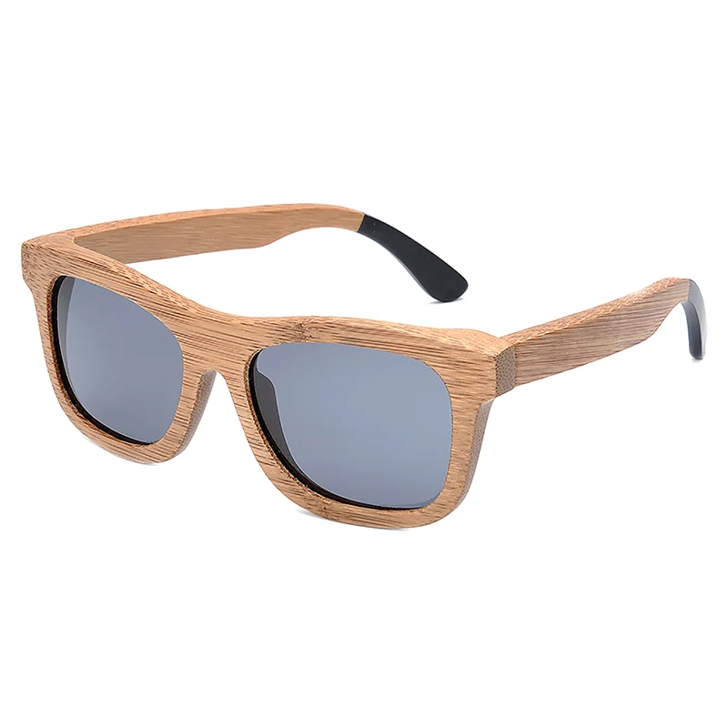 BG007a-Czc-Bamboo polarized Sunglasses for  women and mens retor style  (4)