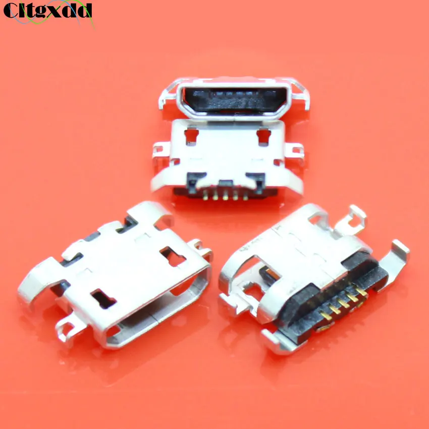 Cltgxdd 100 шт. 5pin разъем Micro USB для зарядки порта Lenovo A670 S650 S720 S720i S820 S880 S658T A830 A850 A820 |