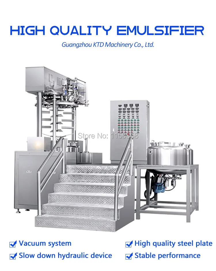 CE GMP ISO Высокое качество ZL-1000 316SUS очиститель воды эмульсионная машина