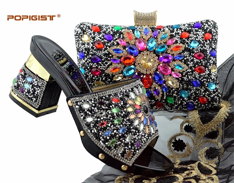 Assortir Avec Et Chaussures À Blue Matériel Femmes peach sky La 6 Sacs Fête Dames gold royal red purple Blue Fixés Des Africaines Black Pu Couleurs Pour Correspondant Sac Italien qAxBHt85