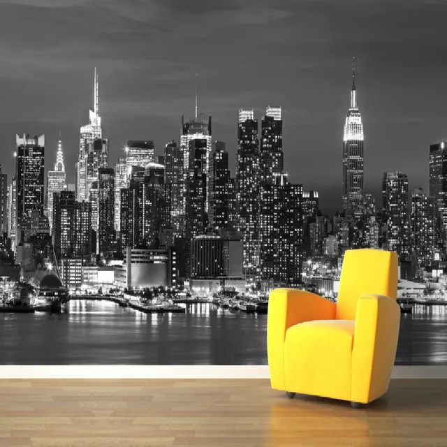 3D papier peint pour mur 3d Mural New York Paysage photo Mur de Papier Peint Mural Grand salon 