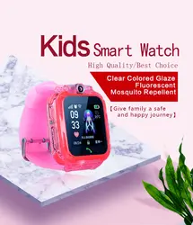 Новинка 2019 года; Детские умные часы S12 с hd-экраном; IP67; водонепроницаемый gps сенсорный экран; классные детские Смарт-часы для девочек и