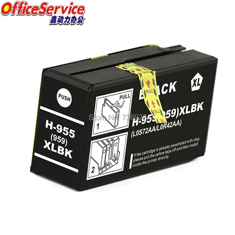 955 955XL совместимый чернильный картридж для HP955XL костюм Officejet Pro 8725 8727 8730 8740 7740 8210 8218