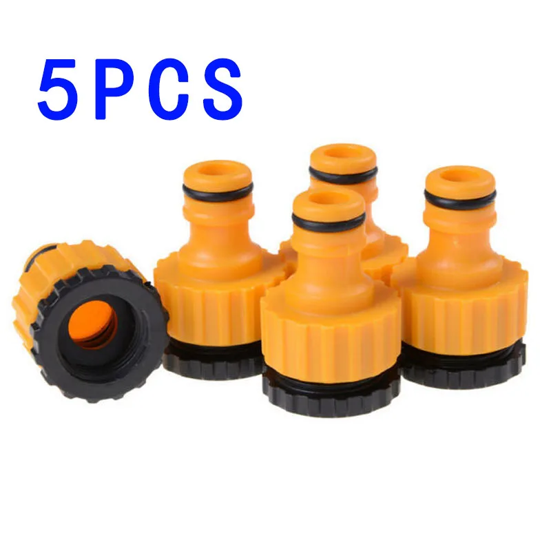 

100% Brand New ABS Garden Hose Water Pipe Connector Tube Fitting Tap Adapter 1/2" - 3/4" Quickly And Easily Connect Two Hoses