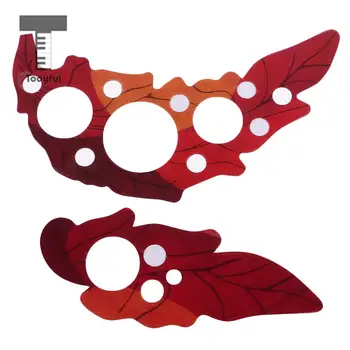 

Tooyful Pair of Guitar Pickguard Back Adhesive for Acoustic Guitar Protect Plate Grape Leaf Hole Style
