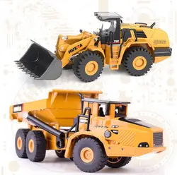 Комбинация A + B супер значение 1:50 сплав земли shoveling модель грузовика, высокая имитация самосвал, скользящая Инженерная игрушка