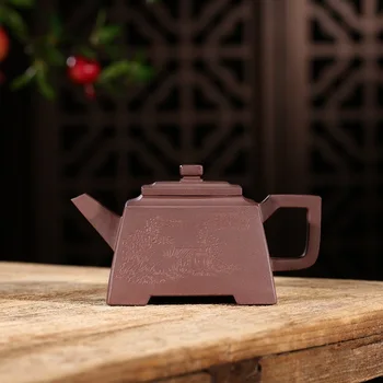 

undressed ore purple mud up penghu-glance penghu-glance Fan Quan manual teapot tea craft quality goods agent undertakes