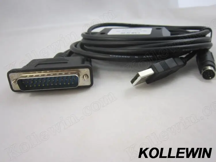 USB-SC09 USB/RS422 PLC Кабель для программирования FX и USBSC09 с индикатором поддержки win7/win8 в коробке