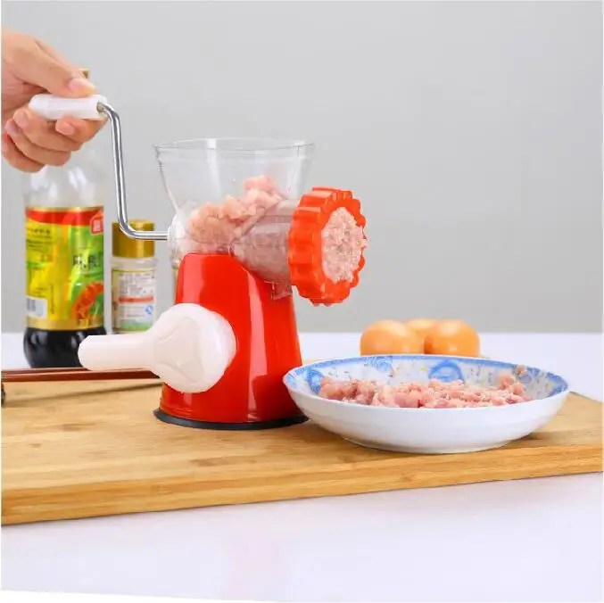 Multifunction kitchen small manual meat mincer minced meat machine