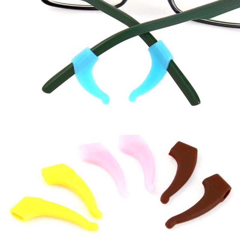 Silicone Anti Slip Ear Hook Eyeglasses Leg Grip Myopia Glasses Sports Fixed Grips Reading Glasses Sunglasses Accessories