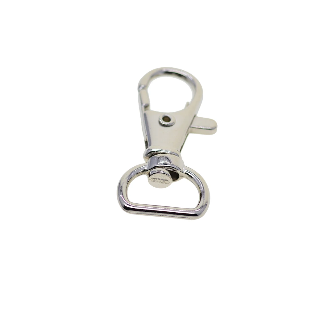 

10pcs Large Key Ring Lobster Clasp Key-plated Key Connector DIY Accessory