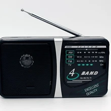 Абсолютно большой Портативный радиоприемник с 3 полосами FM/AM/SW радио карманное радио со встроенным динамиком очень хорошее качество продукта