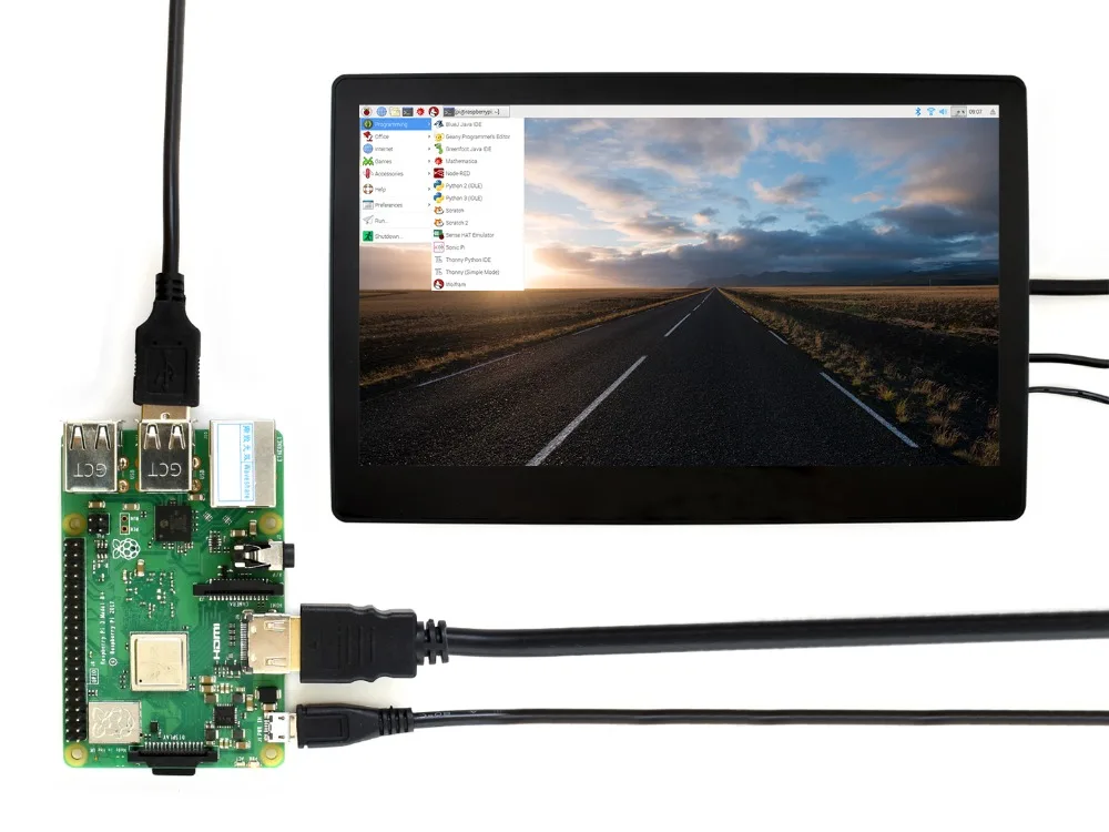 Waveshare 11,6 дюймов HDMI lcd type H для Raspberry Pi BB черный ips 1920x1080 компьютерный монитор с высоким разрешением поддерживает Windows 10