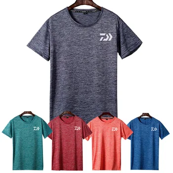 

2018 DAWA Summer Breathable Fishing Clothes Fishing Shirt Short Sleeve Quick-Dry Anti-UV Protecti DAWAI OutdoorFishing Clothing