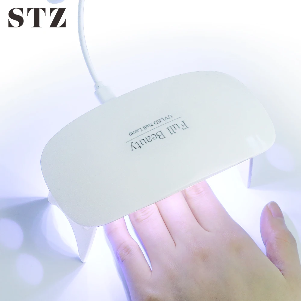 

STZ 9W Mini Nail Lamp USB LED Nails Dryer UV Lamp For Manicure Curing All Gels Varnish Sun Pro Machine Accessories Tools #1016