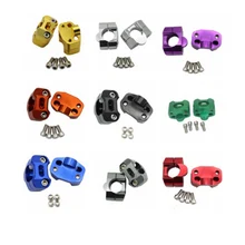 1 пара Универсальный ЧПУ алюминиевый мотоцикл Руль Зажим адаптер стояки конус для жира 1 1/8 ''мм 28 мм руль мото бар зажимы