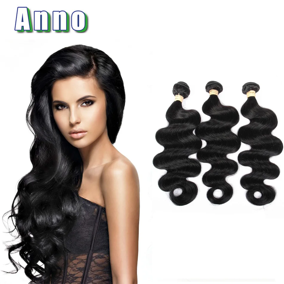 2016 Special Offer Pure Color ANNO Hair 7a Brazilian Virgin Body Wave 3 Bundles Rosa Brazillian Extensions |