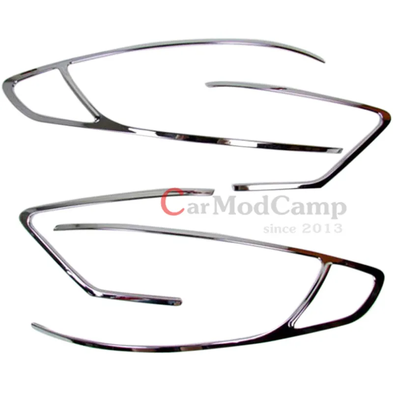 

4pcs ABS Chrome Rear Tail Light Lamp Cover Trim For Ford Fusion 2013-2016 For Ford Mondeo 2015-2016 Car Styling accessories!