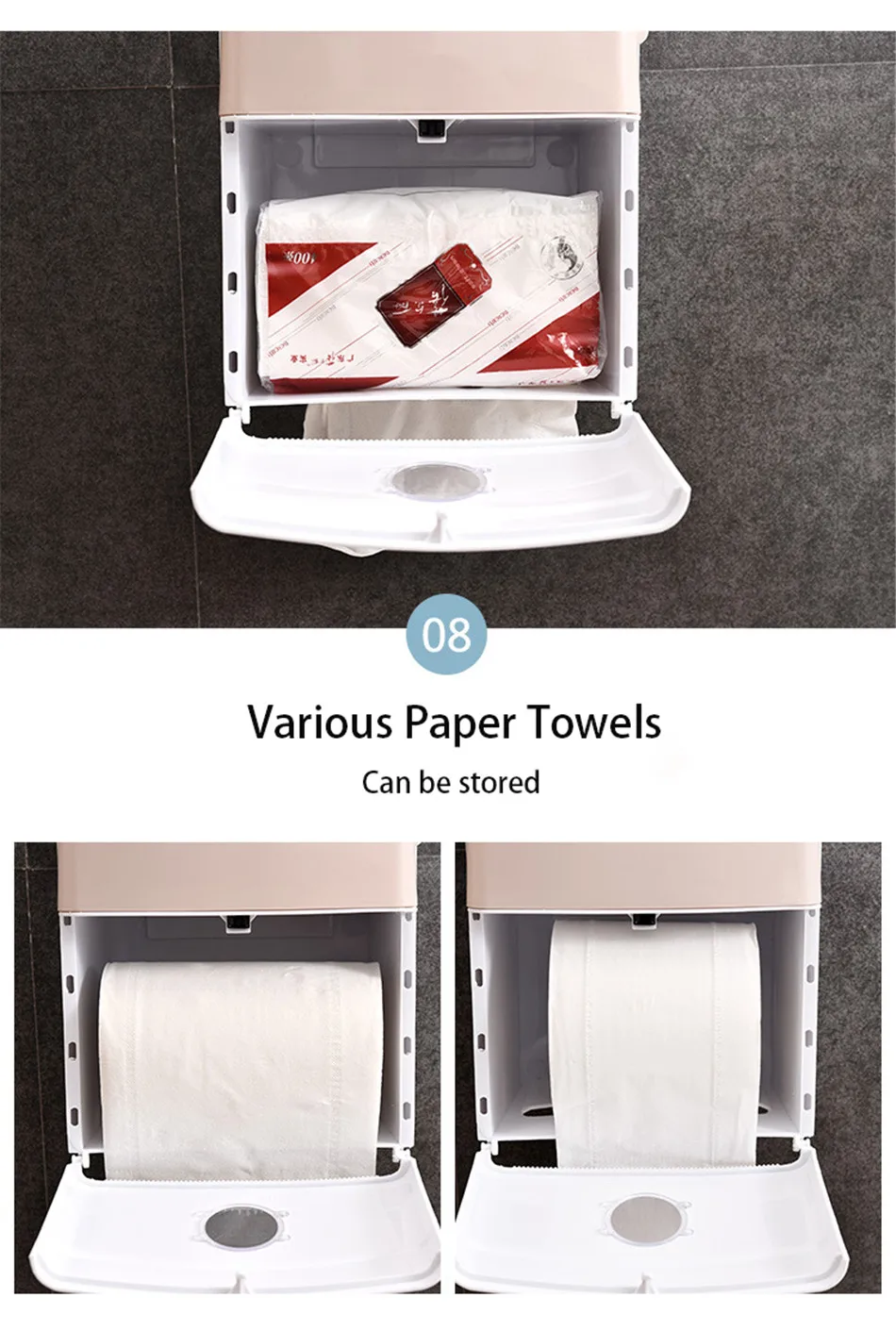 GESEW портативный туалетной бумаги Диспенсер держатели для хранения стойки настенный водонепроницаемый коробка для салфеток товары для дома, ванной комнаты