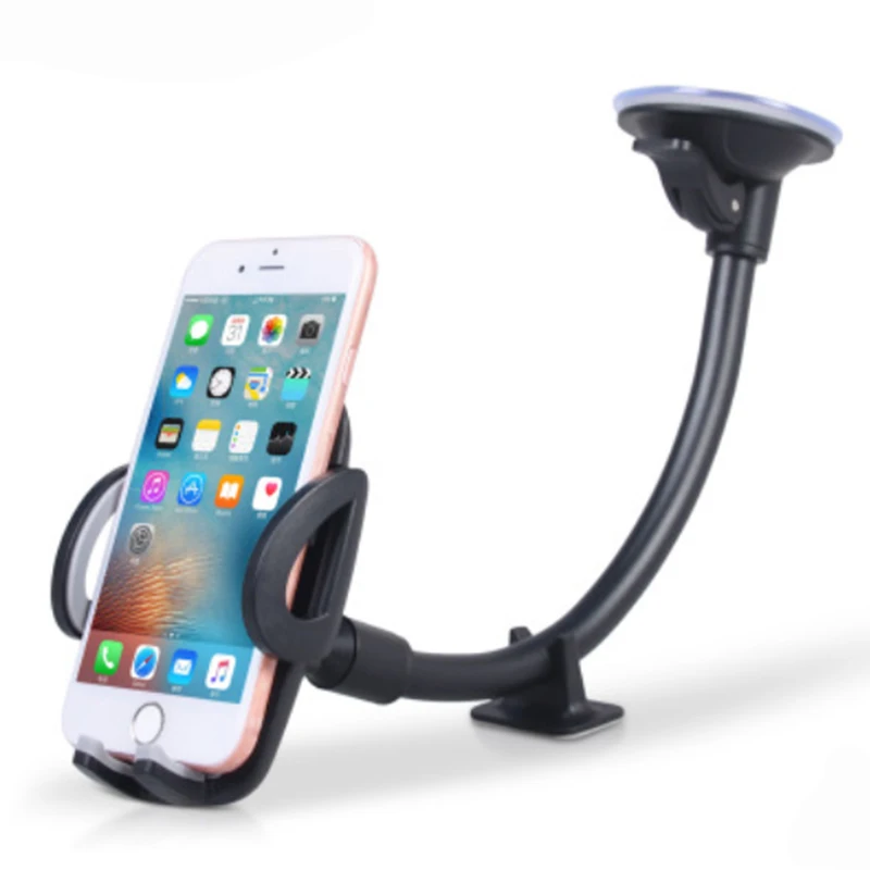  Universal Car Phone Holder Mobile Phone Support Telephone Car Holder Stand Long Arm Windshield Moun