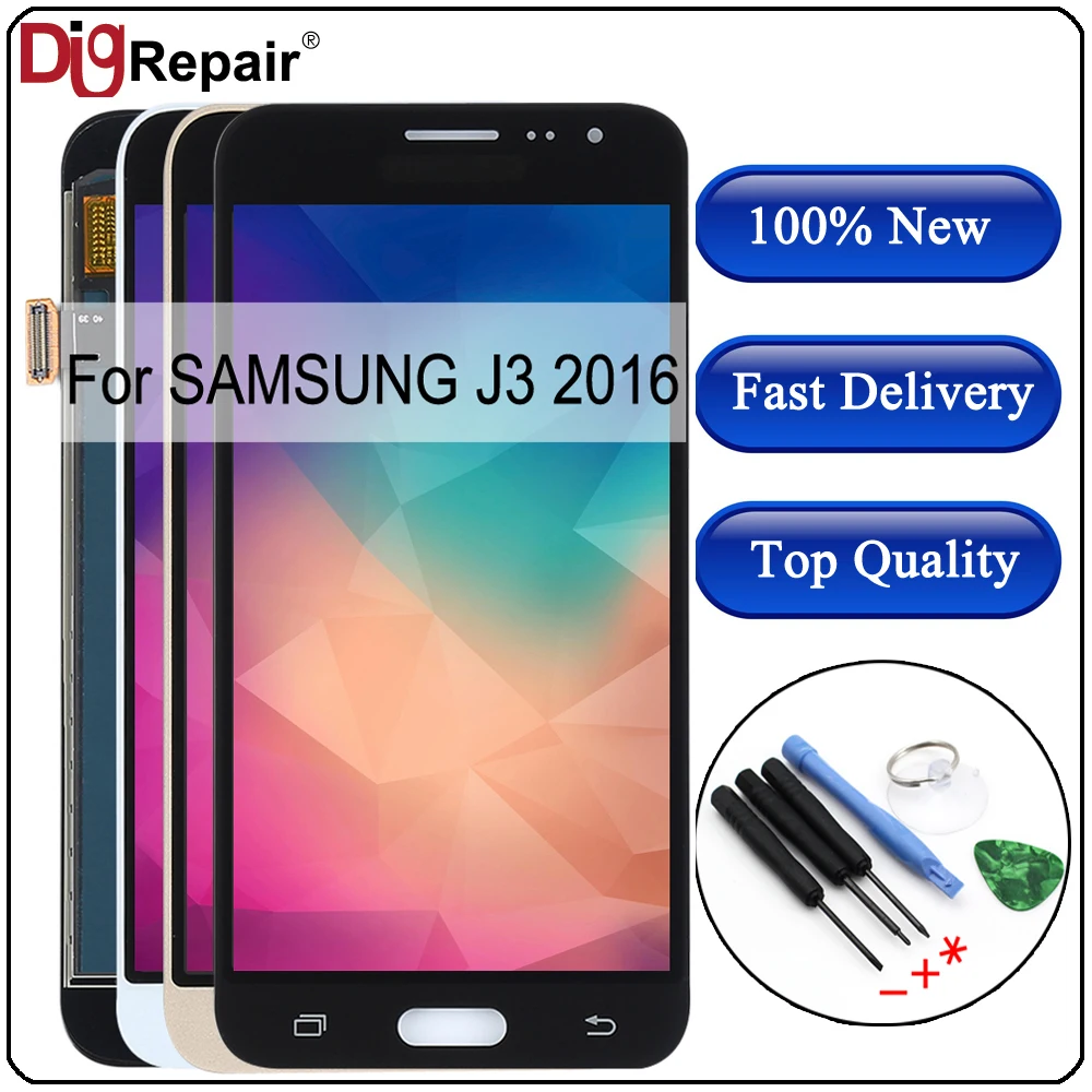 

J320f LCD For Samsung Galaxy J3 2016 J320F J320M J320H LCD Display Touch Screen Digitizer J3 Screen For Samsung J3 Display J320f