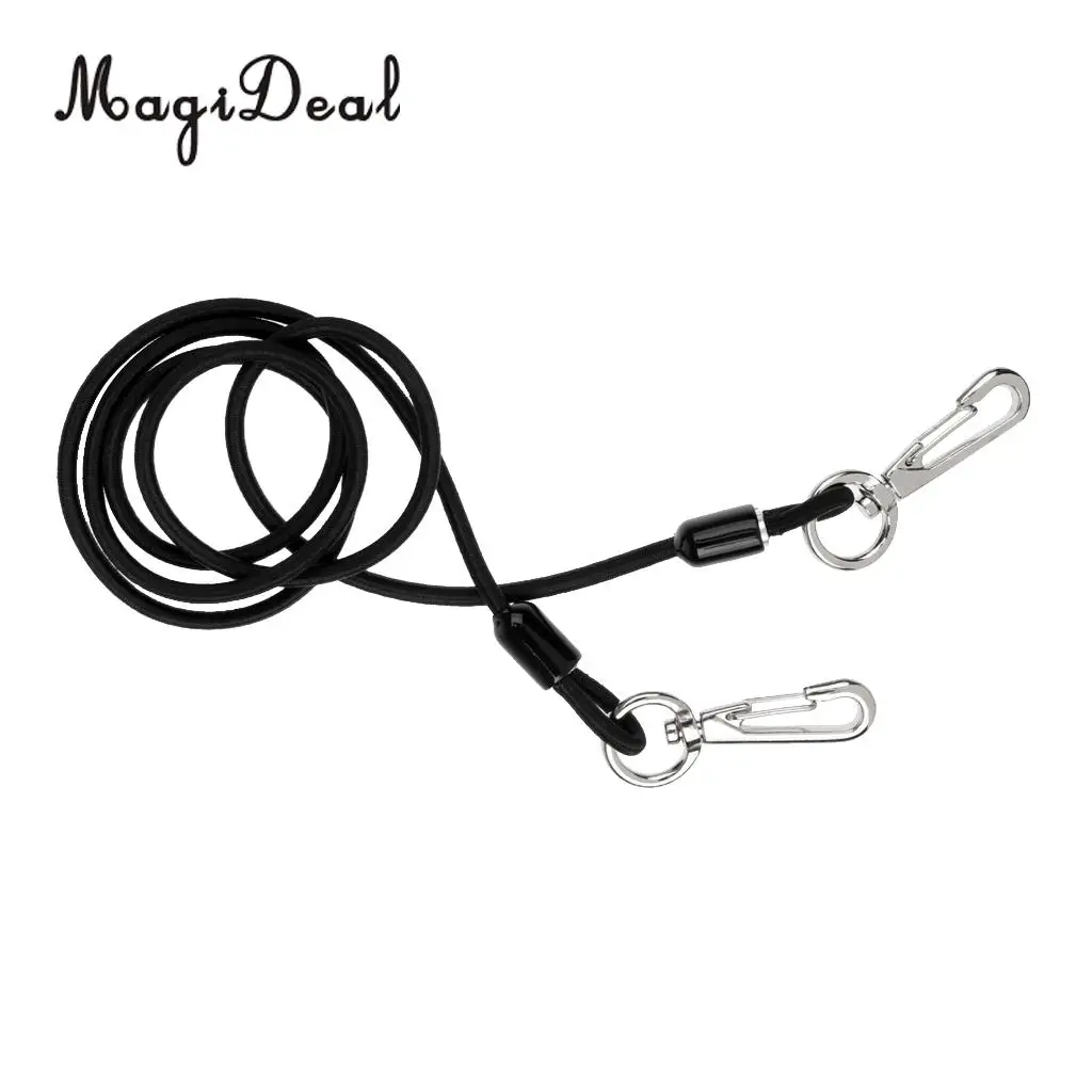 Elastic Rubber 3.3ft Coiled Kayak Canoe Boat Paddle Leash Fishing Rod Tether Safety Lanayrd Accessories