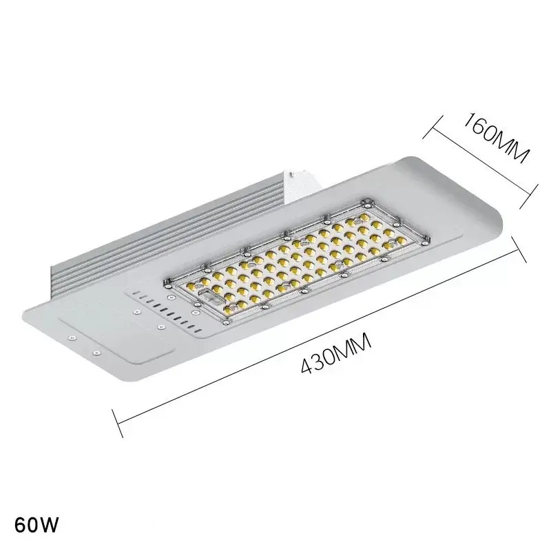 AC 30W40W60W светодиодный уличный свет Водонепроницаемый Открытый Ночной светильник парк площадь дорога отель мост тропинка свет украшение наружное освещение - Испускаемый цвет: 60 W