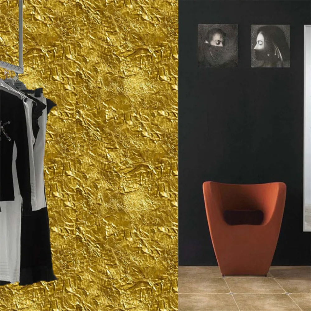 20pcs/set 20cmx20cm Gold Pattern DIY Vinyl Self Adhesive wall Stickers