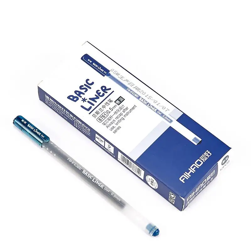 

12PCS 0.5mm Rod Erasable Pen Blue / Black Ink Refill Magic Ballpoint Pen Office Supplies Student Exam Spare, Unisex BG001