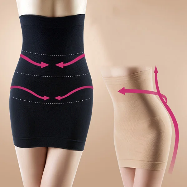 Женский бесшовный корсет EFINNY утягивающий для талии и бедер M L|shapewear skirt|body shaper