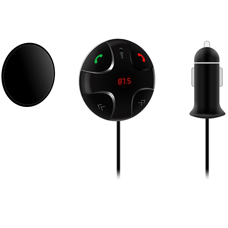 Car Kit MP3 Player Wireless Bluetooth FM Transmitter USB Support SD Tf Card LCD Display USB Car Charger For iPhone And Android