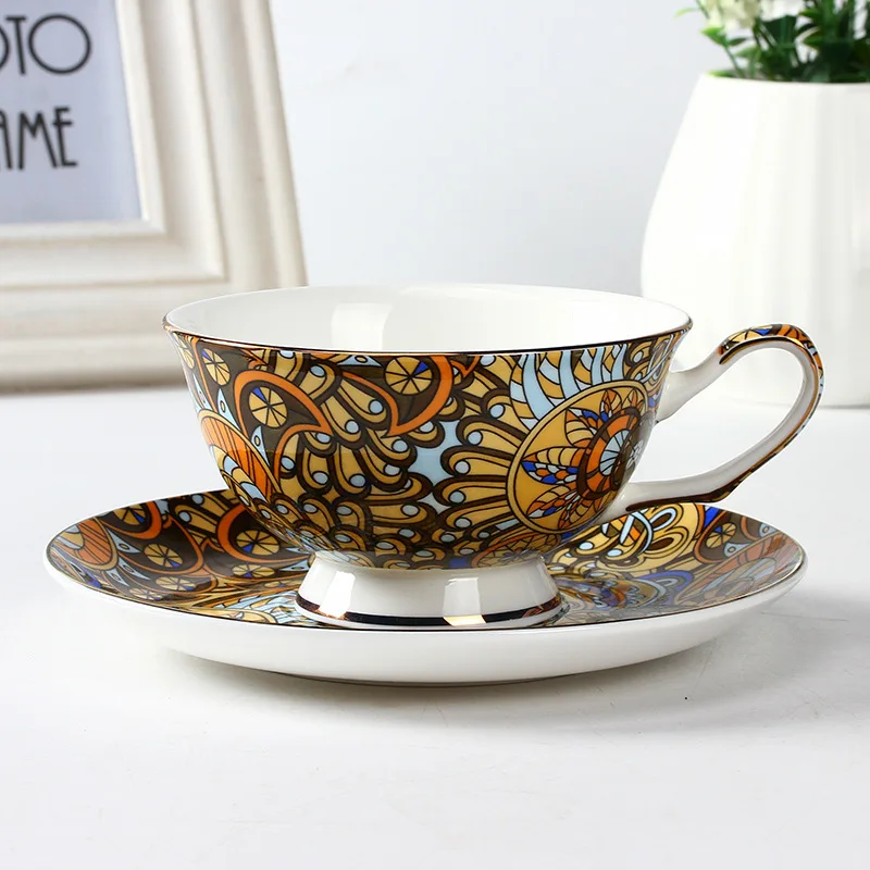Bohemian Cup Saucer Kit Bone China Avalon Scented Set Teacup Dish