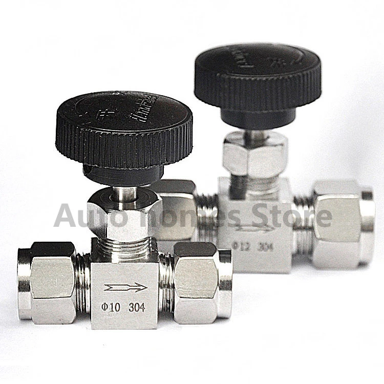 Adjustable Needle Valve Stainless Steel Ss304 High Pressure Acid Proof