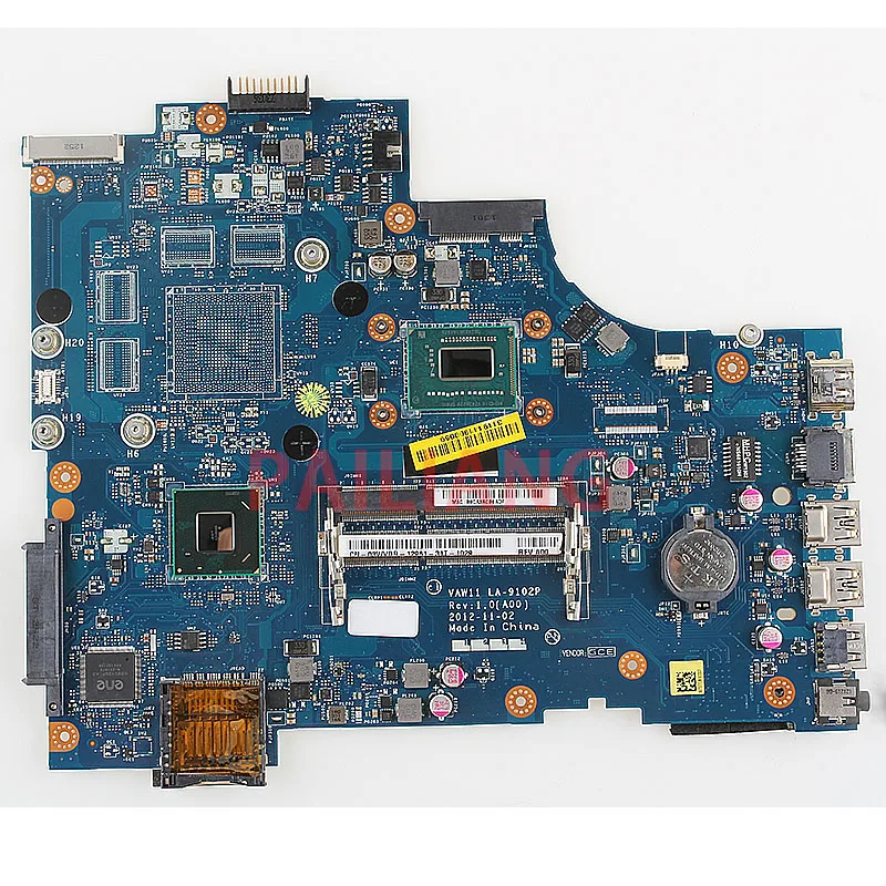 PAILIANG اللوحة المحمول لديل Inspirion 17R 3721 5721 قطعة اللوحة I5-3337U CN-03WVDR 03 WVDR VAW11 LA-9102P tesed DDR3