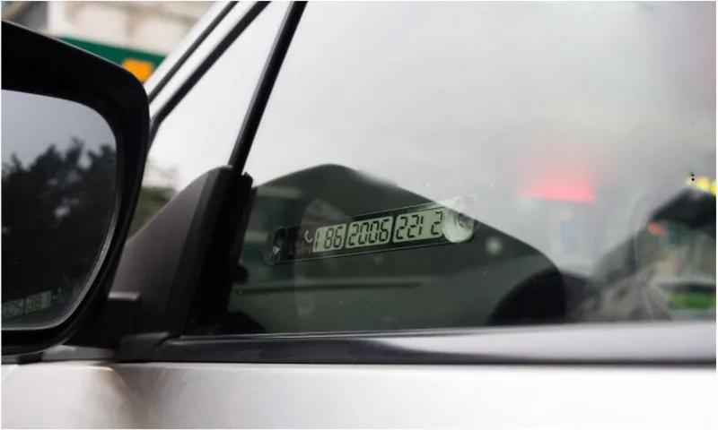 Шт. 1 шт. наклейки для автомобиля временная парковка карта с уведомлениями ночной световой присоски пластина карта телефонный номер карта и