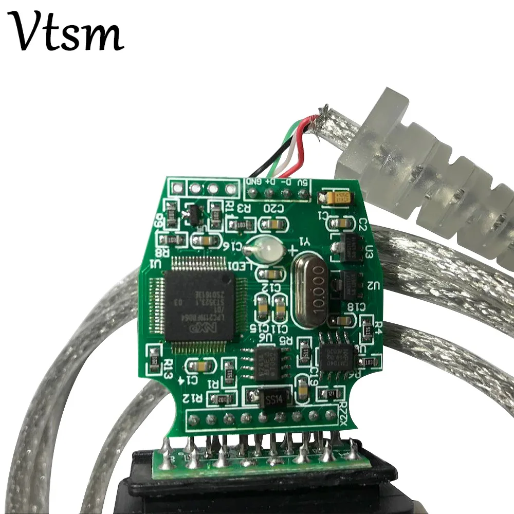 Диагностический кабель Mini VCI J2534 с чипом FT232RL для TOYOTA TIS Techstream V12.00.127|mini-vci j2534|mini
